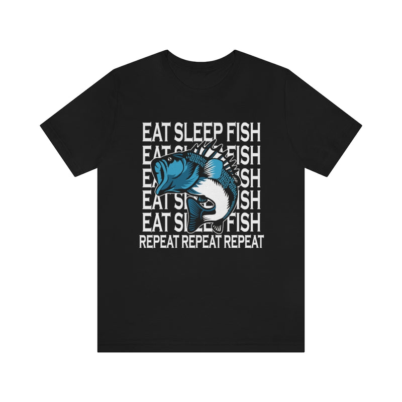 Fishing Repeat Unisex Jersey Short Sleeve Tee