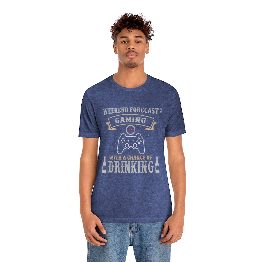 Weekend Forecast Unisex Jersey Short Sleeve Tee
