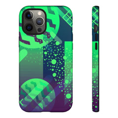 Zigzag Geometric iPhone Tough Cases