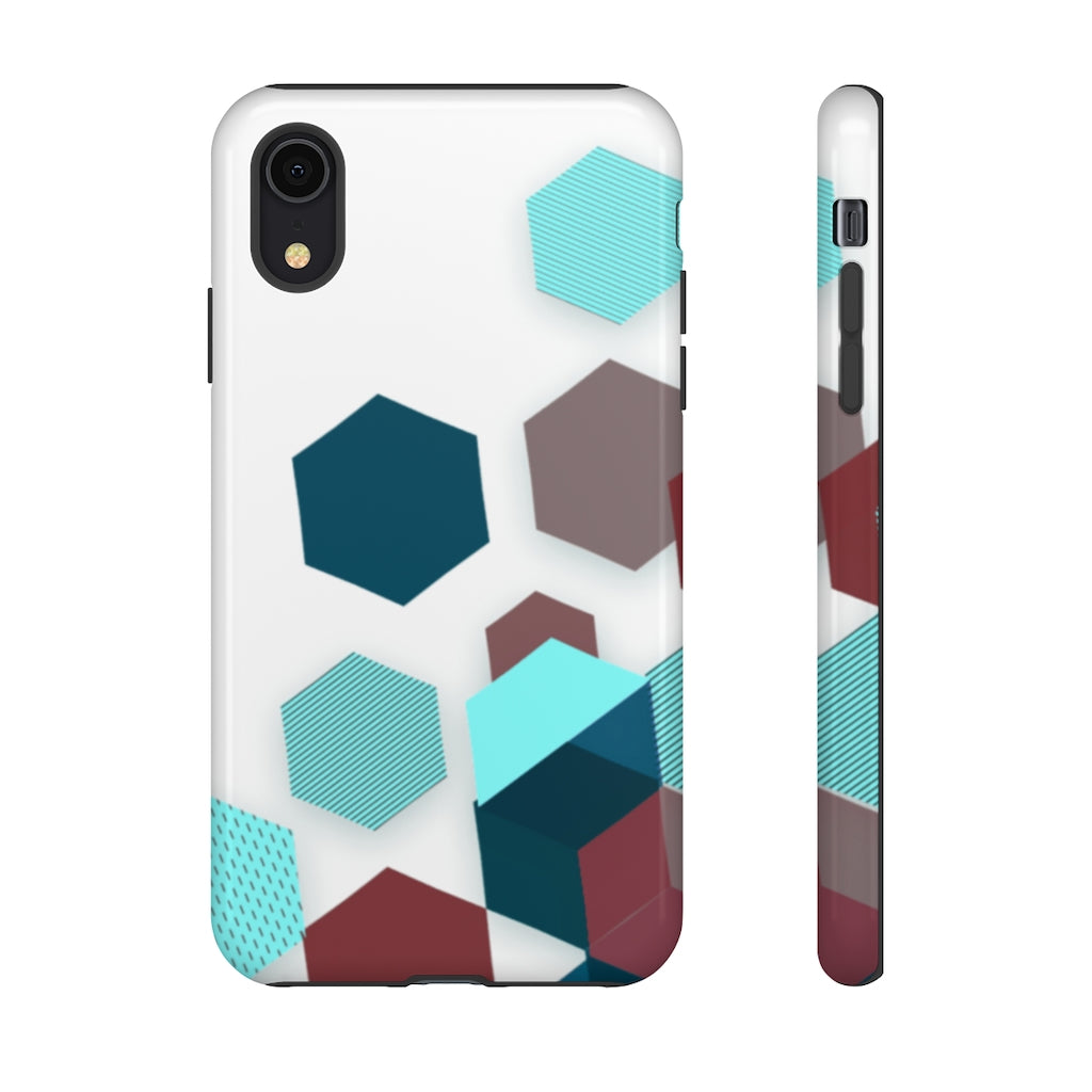 Hexagon Geometric iPhone Tough Cases