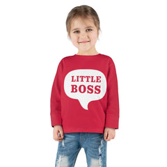 Little Boss Toddler Long Sleeve Tee