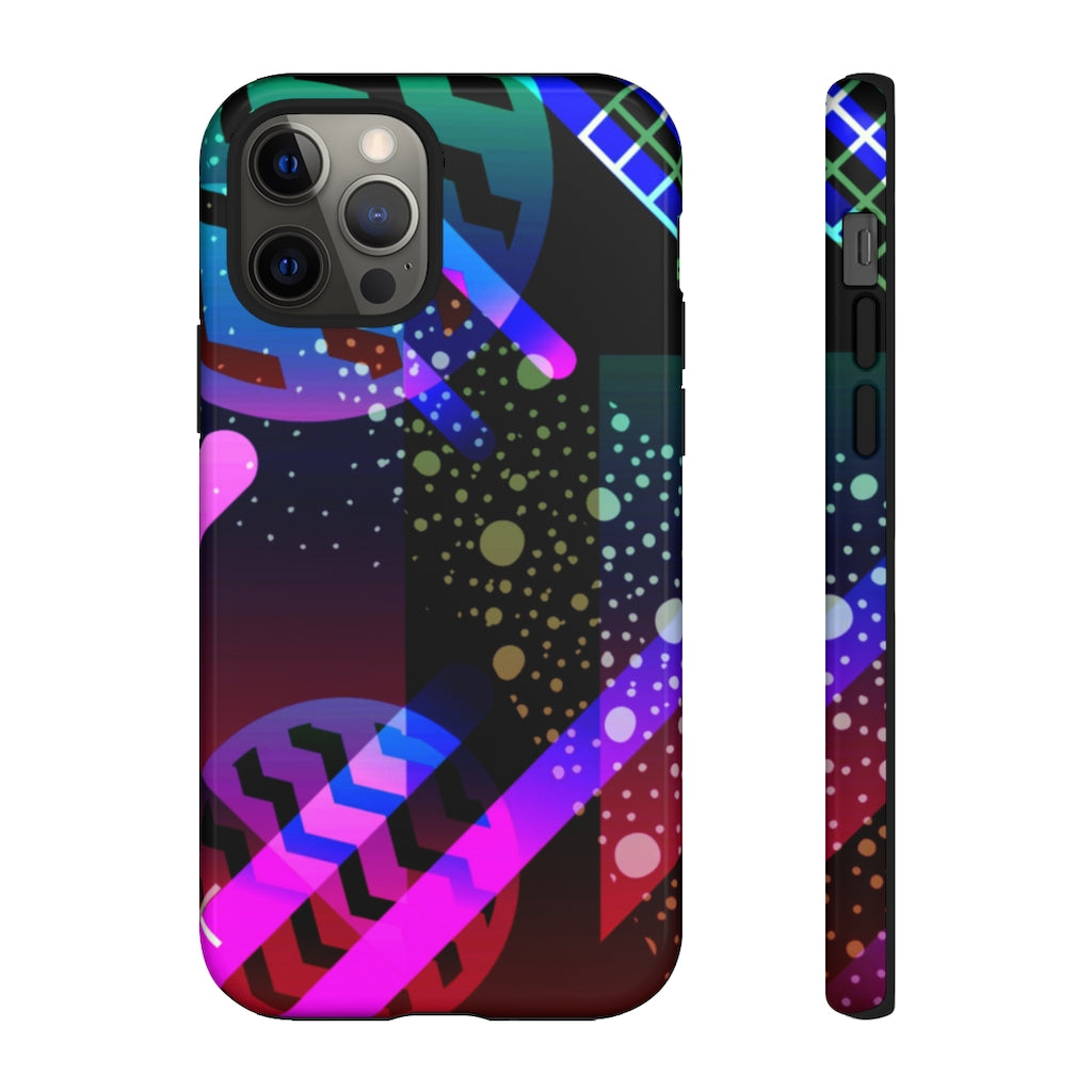 Zigzag Geometric iPhone Tough Cases
