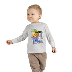 Team Work Toddler Long Sleeve Tee