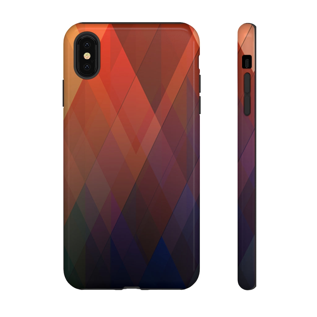 Plaid Geometric iPhone Tough Cases