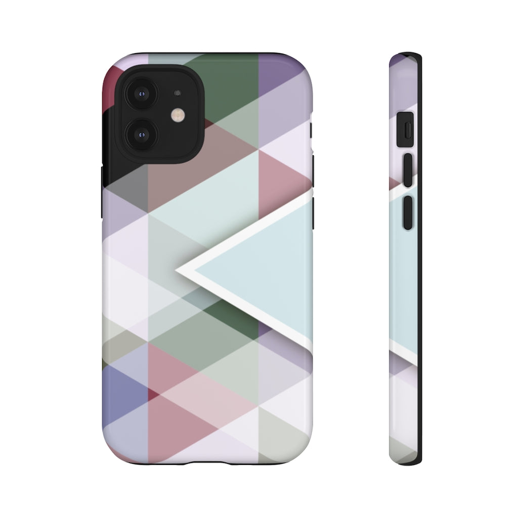 Plaid Geometric iPhone Tough Cases