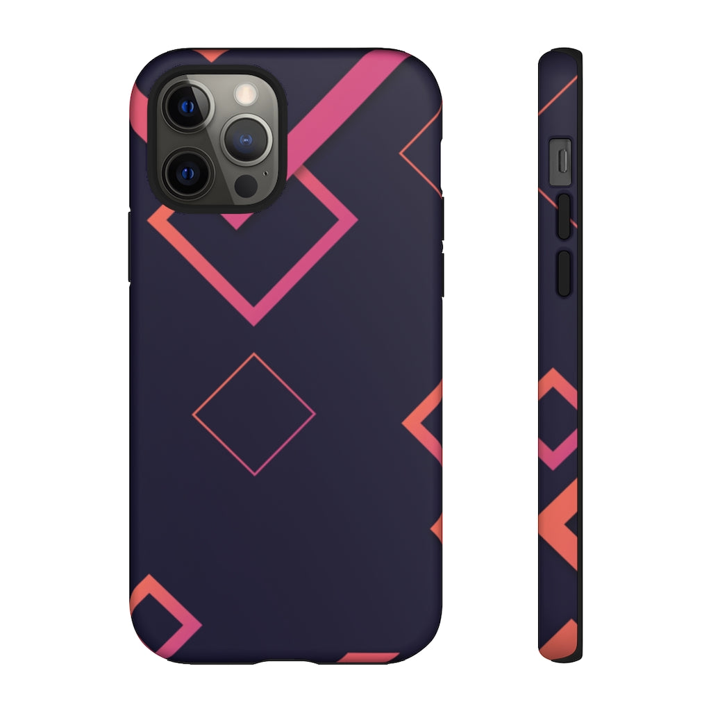 Boxed Geometric iPhone Tough Cases