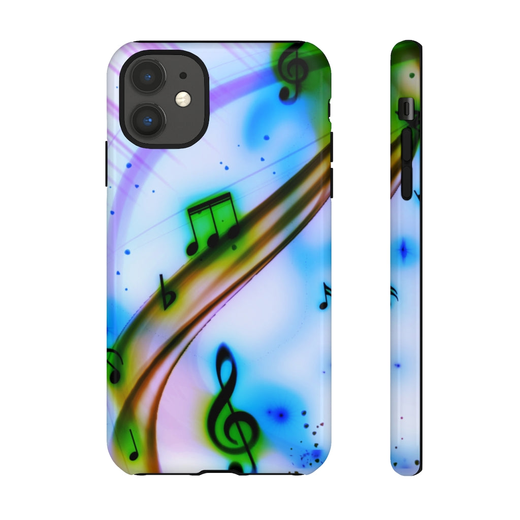 Mystic Swirl Music iPhone Tough Cases