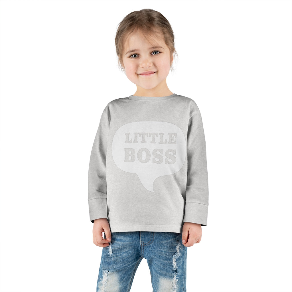 Little Boss Toddler Long Sleeve Tee