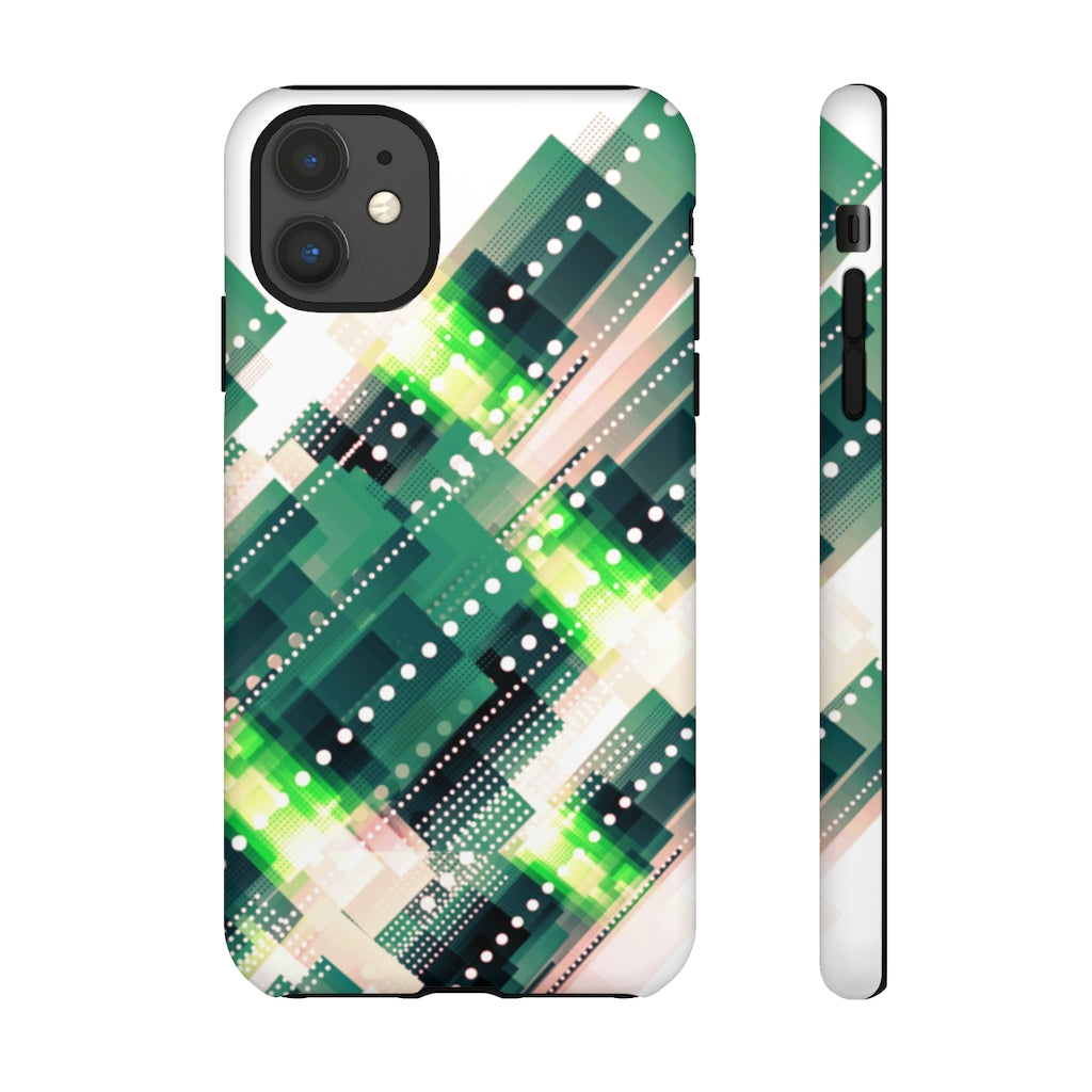 Ribbon Geometric iPhone Tough Cases