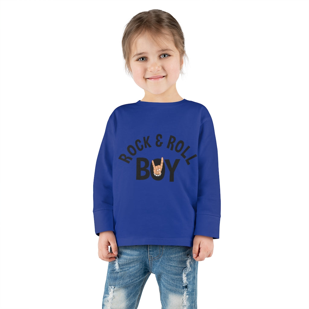 Rock And Roll Toddler Long Sleeve Tee