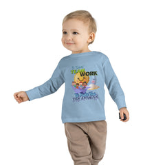 Team Work Toddler Long Sleeve Tee