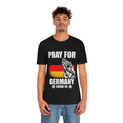Pray For Germany Unisex Jersey Short Sleeve Tee
