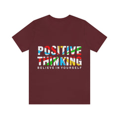 Positive Thinking Unisex Jersey Short Sleeve Tee