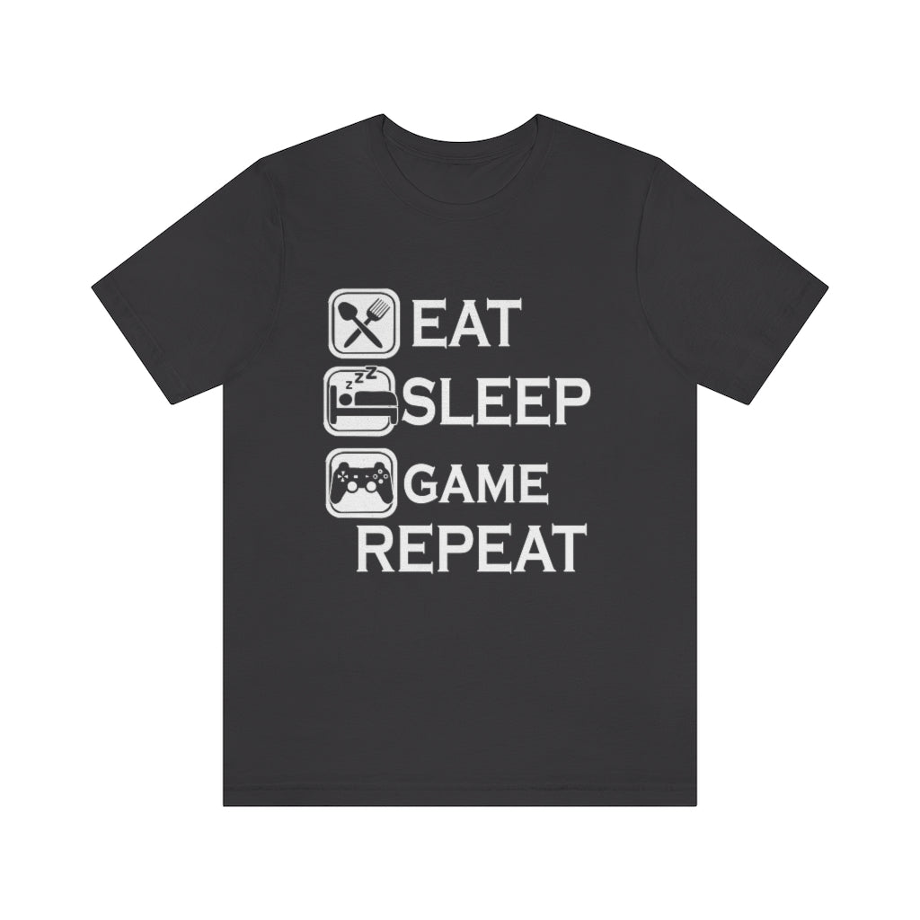 Gaming Repeat Unisex Jersey Short Sleeve Tee