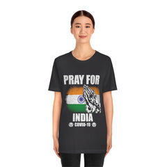 Pray For India Unisex Jersey Short Sleeve Tee