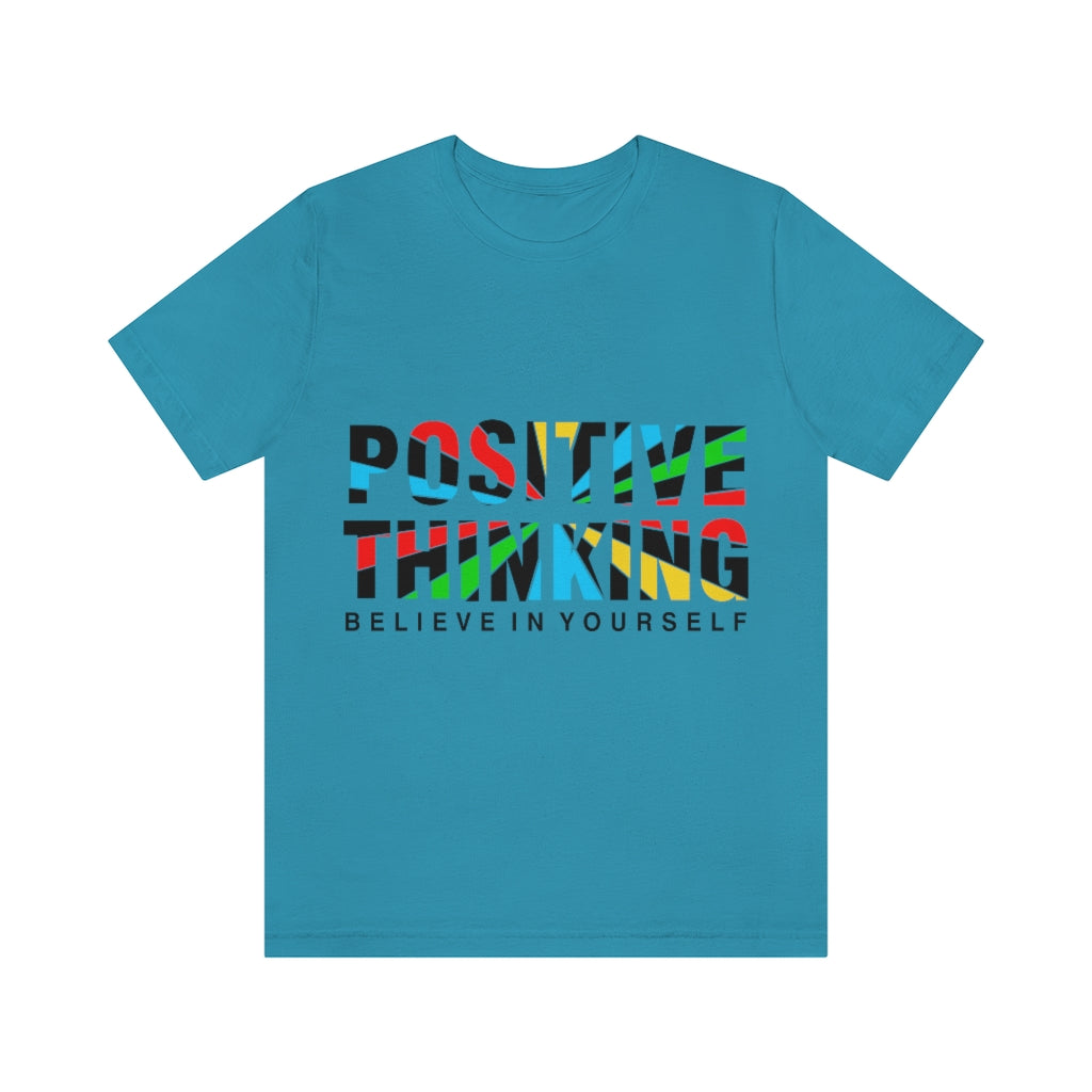 Positive Thinking Unisex Jersey Short Sleeve Tee