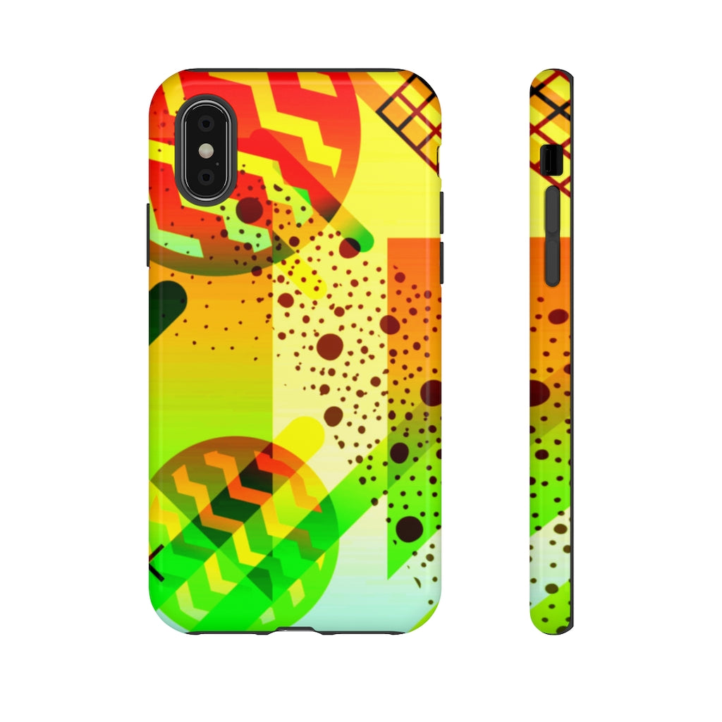 Zigzag Geometric iPhone Tough Cases
