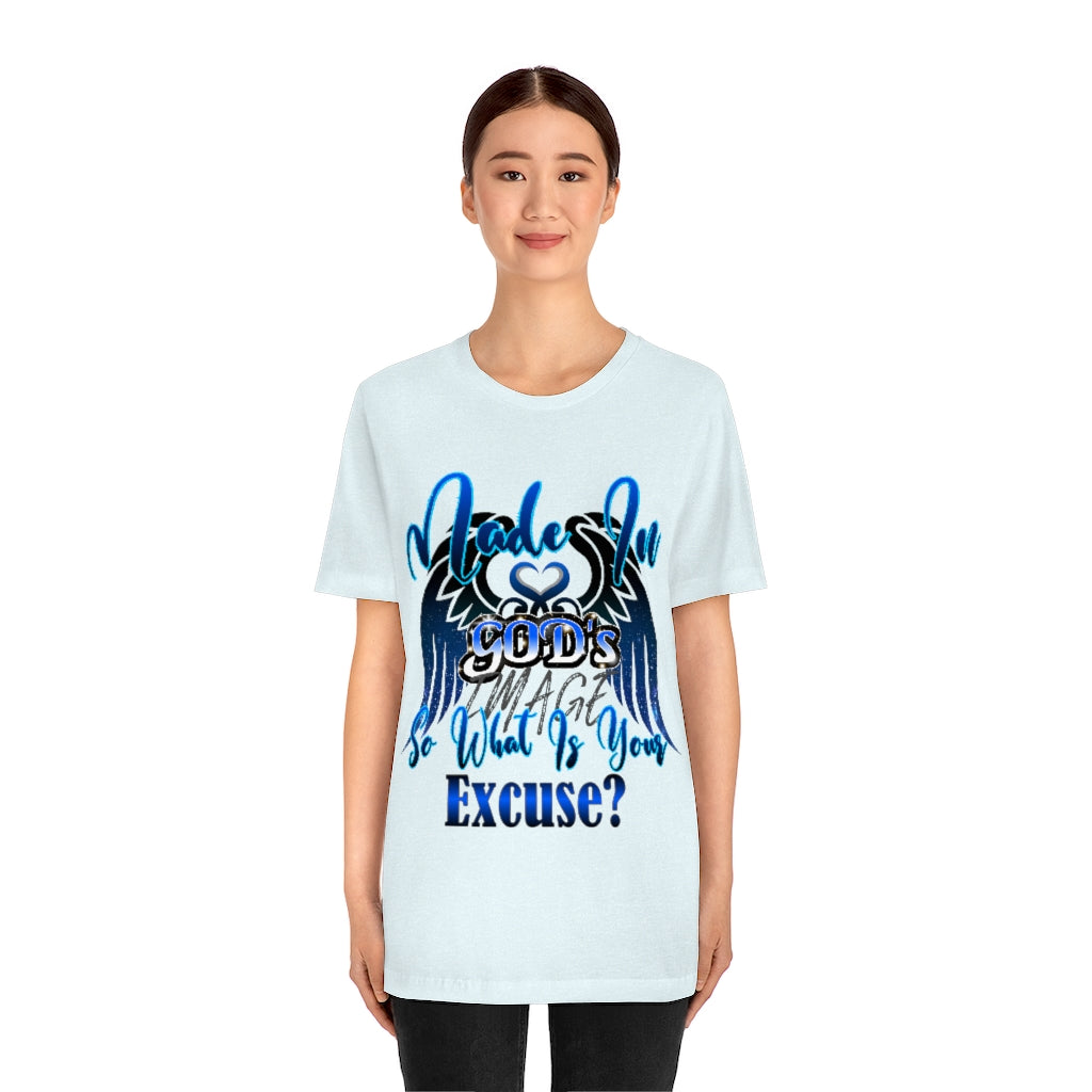 Made In Gods Image Unisex Jersey Short Sleeve Tee