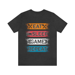 Gaming Repeat Unisex Jersey Short Sleeve Tee