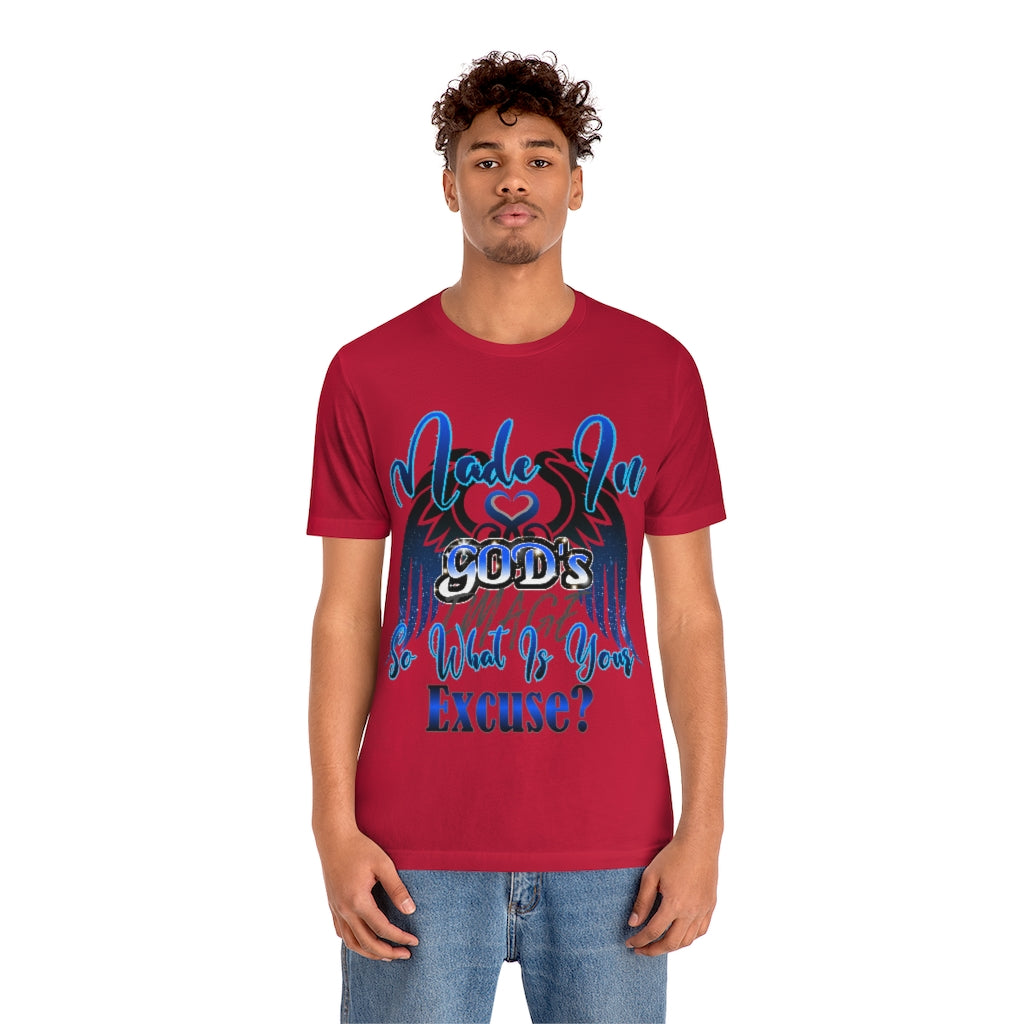 Made In Gods Image Unisex Jersey Short Sleeve Tee