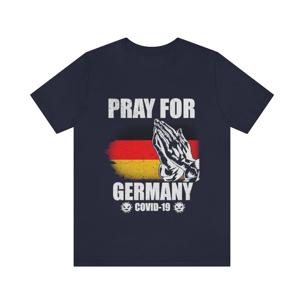 Pray For Germany Unisex Jersey Short Sleeve Tee