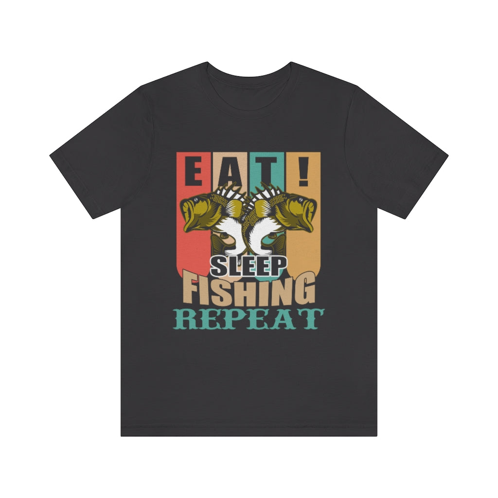 Fishing Repeat Unisex Jersey Short Sleeve Tee