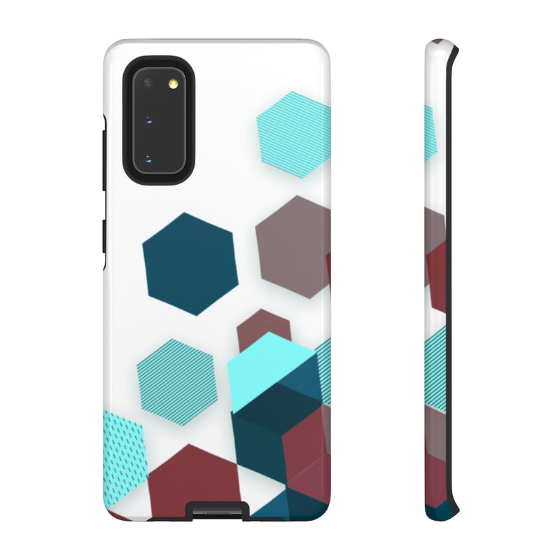 Hexagon Geometric Samsung Galaxy Tough Cases