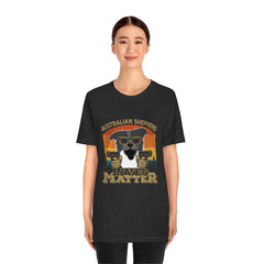 Australian Shepherd Lives Matter Unisex Jersey Short Sleeve Tee