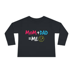 Mom Dad Me Toddler Long Sleeve Tee