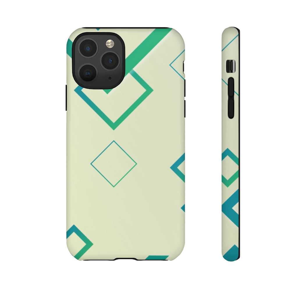 Boxed Geometric iPhone Tough Cases
