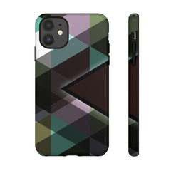 Plaid Geometric iPhone Tough Cases