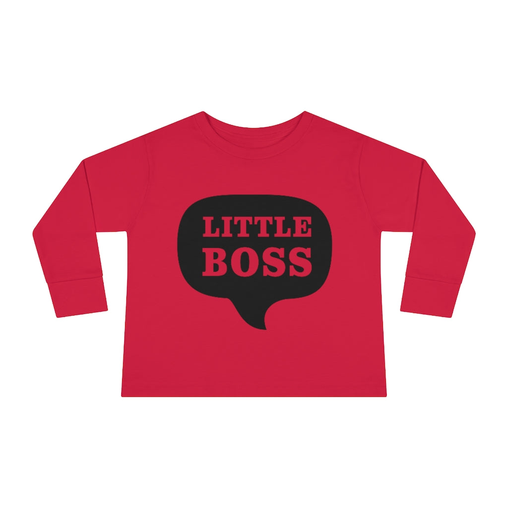 Little Boss Toddler Long Sleeve Tee