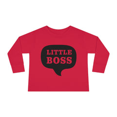 Little Boss Toddler Long Sleeve Tee