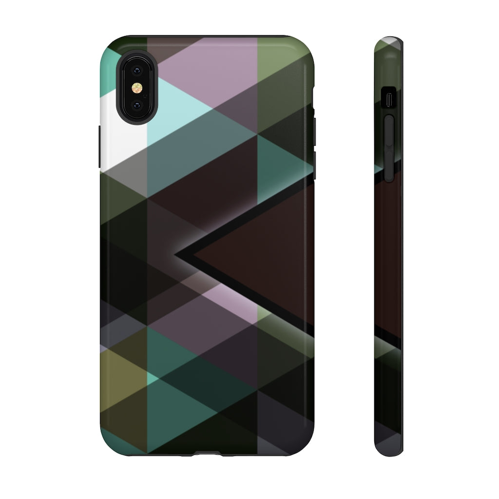 Plaid Geometric iPhone Tough Cases
