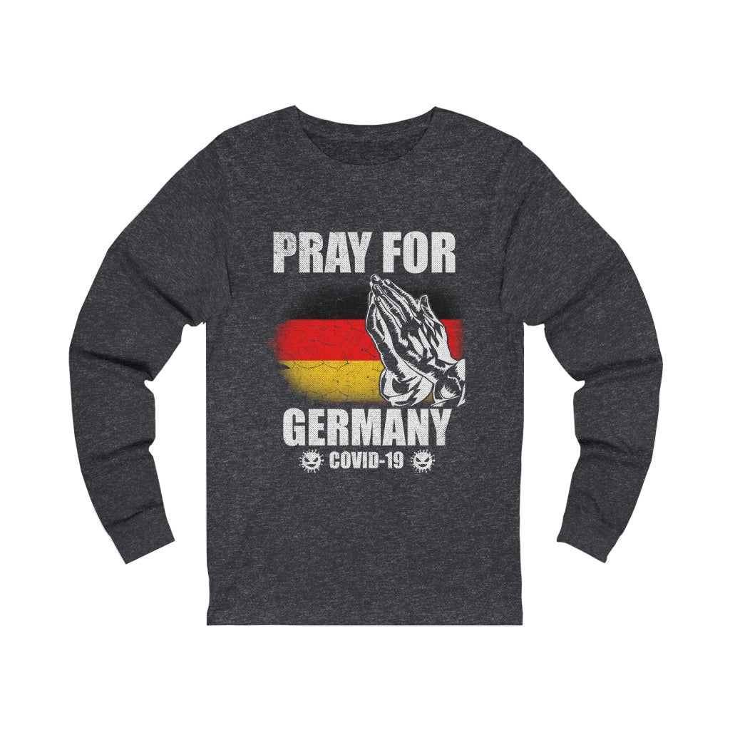 Pray For Germany Unisex Jersey Long Sleeve Tee