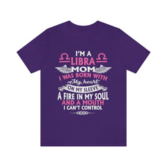 Libra Unisex Jersey Short Sleeve Tee
