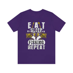 Fishing Repeat Unisex Jersey Short Sleeve Tee