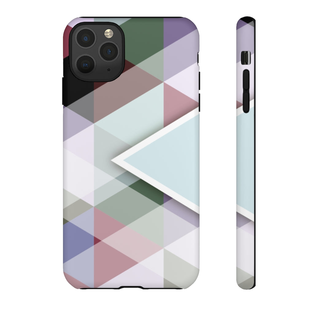 Plaid Geometric iPhone Tough Cases
