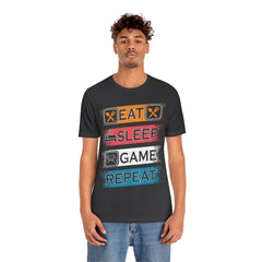 Gaming Repeat Unisex Jersey Short Sleeve Tee