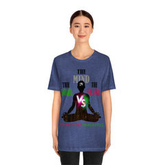 The Soul vs. The Flesh vs. The Mind Unisex Jersey Short Sleeve Tee