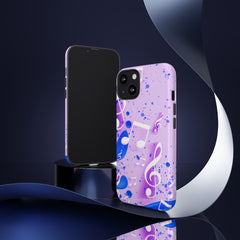 Splash Of Music iPhone Tough Cases