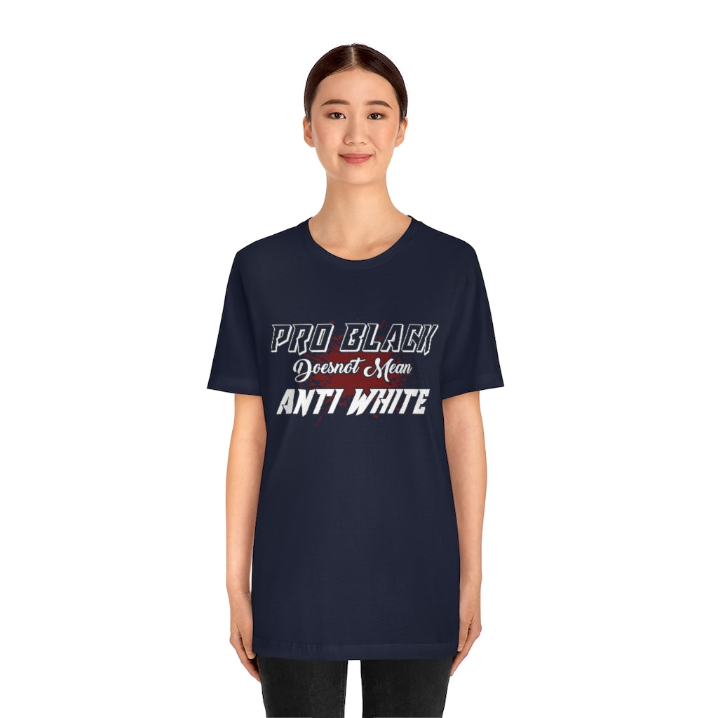 Pro Black Unisex Jersey Short Sleeve Tee