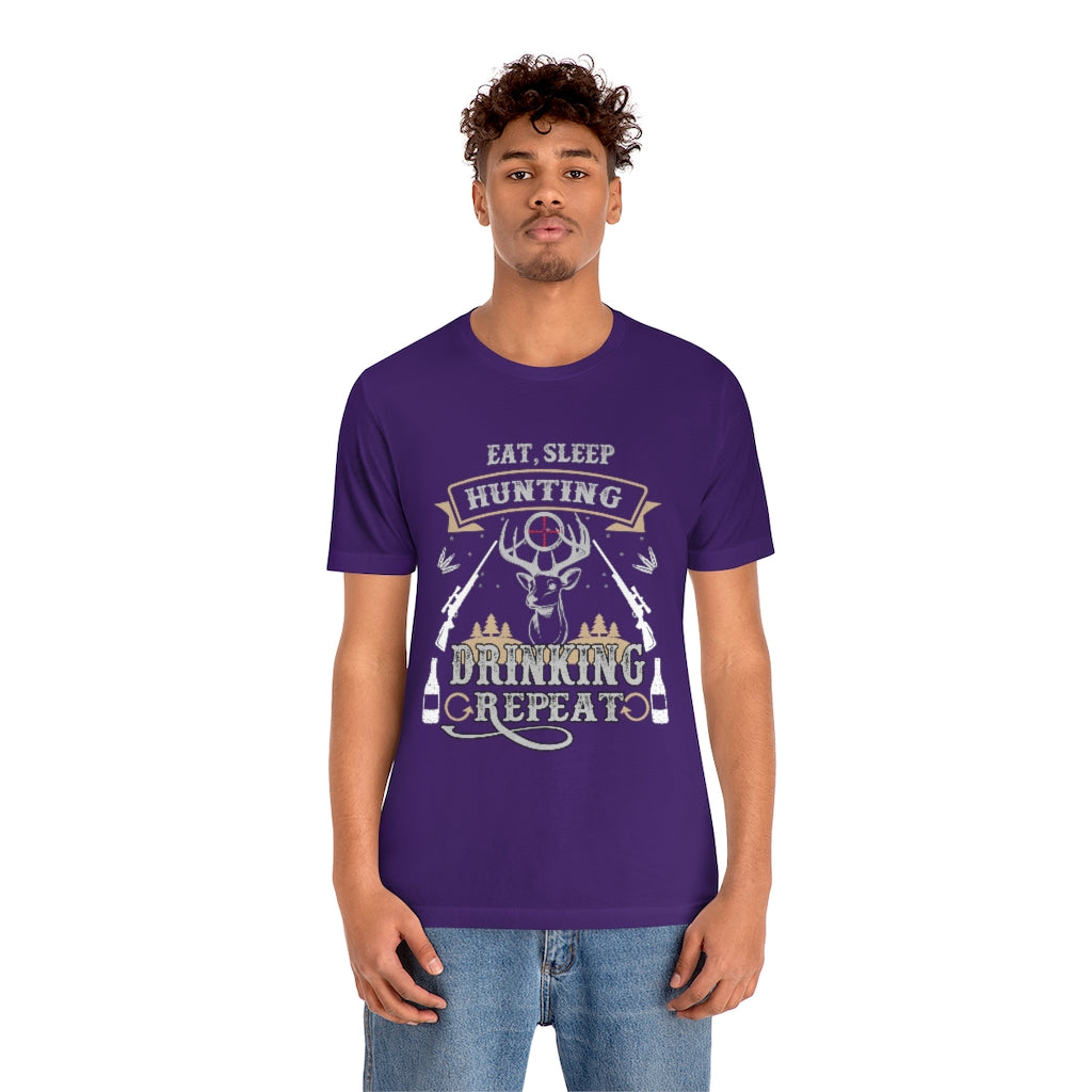 Hunting Repeat Unisex Jersey Short Sleeve Tee