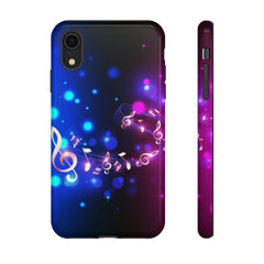 Golden Notes Music iPhone Tough Cases