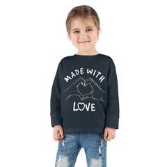 Made With Love Toddler Long Sleeve Tee