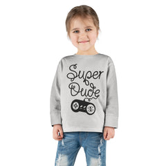 Super Dude Toddler Long Sleeve Tee