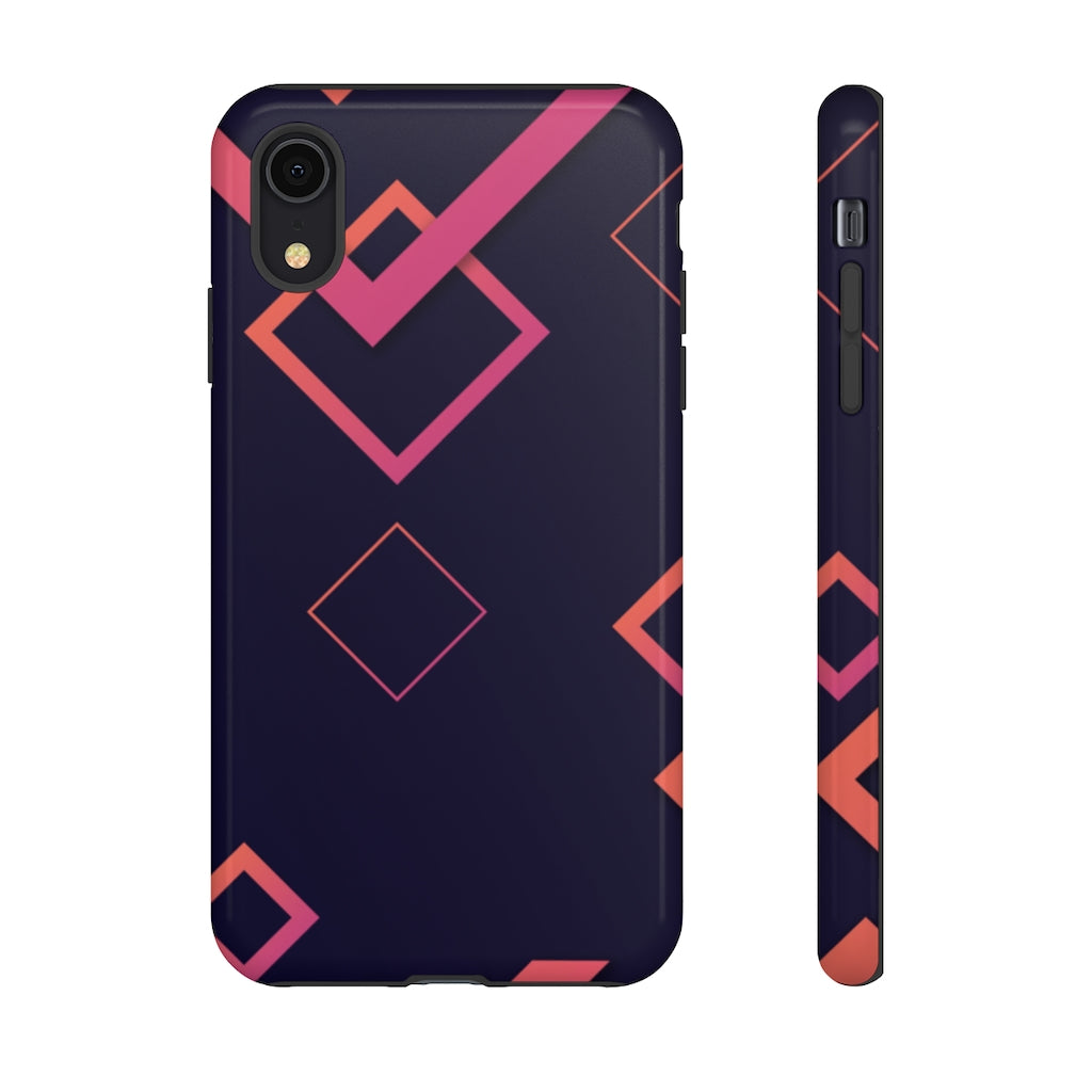 Boxed Geometric iPhone Tough Cases