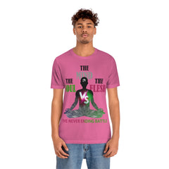 The Soul vs. The Flesh vs. The Mind Unisex Jersey Short Sleeve Tee