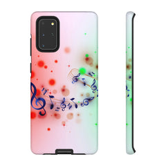 Purple Notes Music Samsung Galaxy Tough Cases