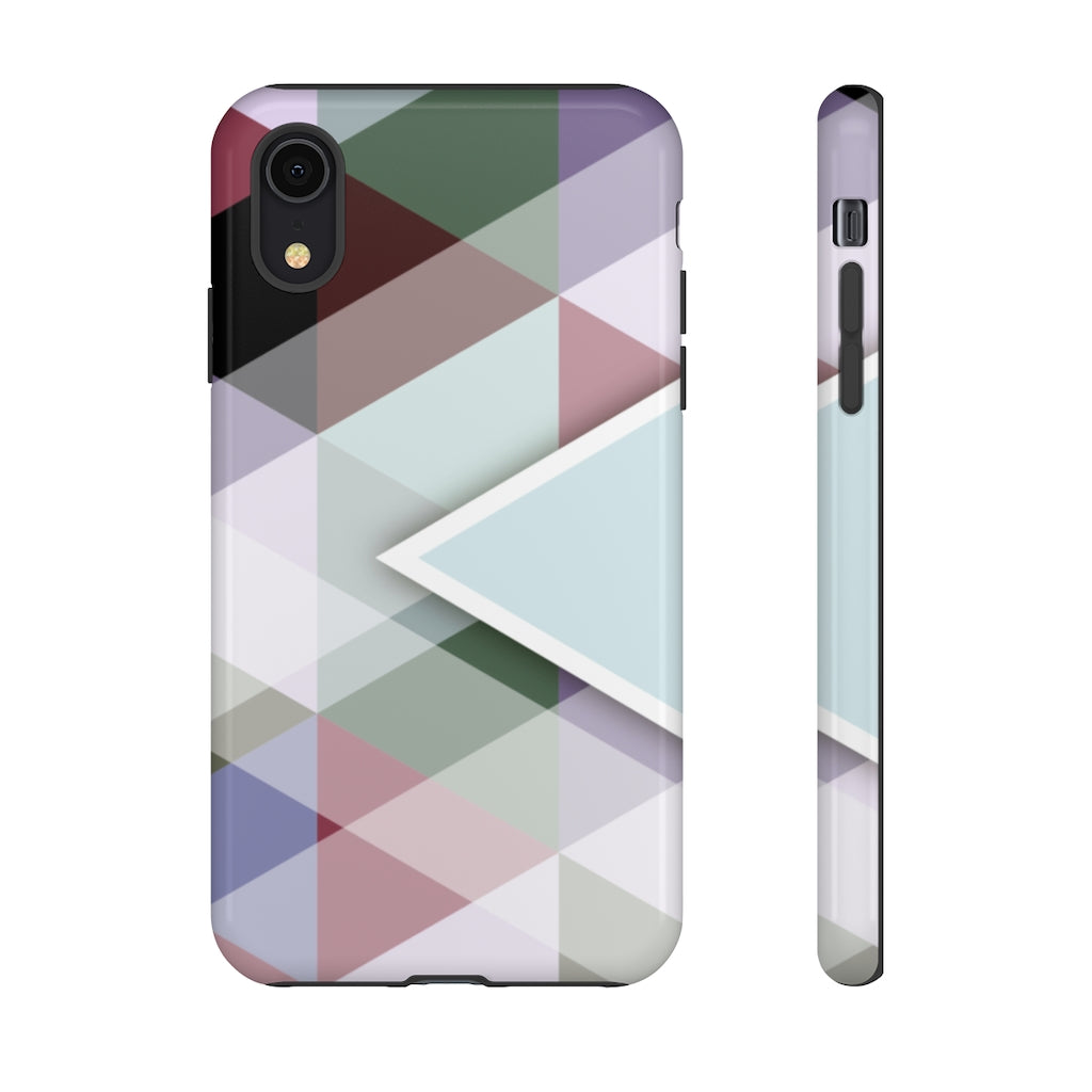 Plaid Geometric iPhone Tough Cases